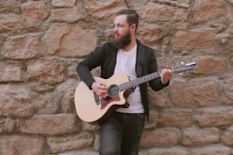 ghostwrite and sing your country song, acoustic guitar, heartfelt ballad soulful