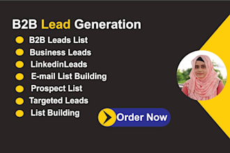 b2b lead generation and prospect list building