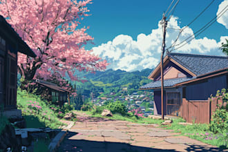 draw a environment concept art and background