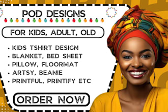 kids tshirt design artsy beanie blanket pillow floormat bed sheet socks design