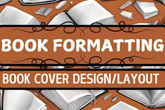 do book formatting and layout design for amazon kdp, cookbook or recipe design