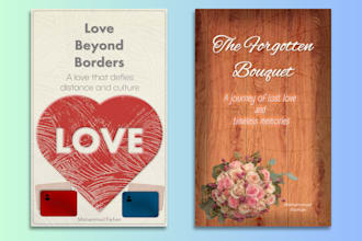 design stunning romance book covers for print and ebook