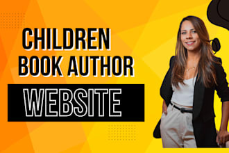 design book author website ,children book website , author website