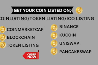 do token listing coin listing ico on coinmarketcap, coingecko pancakeswap