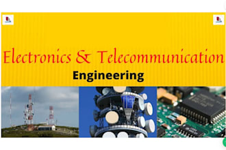 do telecommunication and electronics assignment and projects