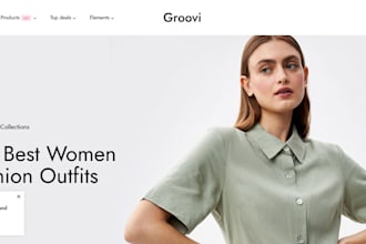 design clothing fashion website development create stunning beauty landing page