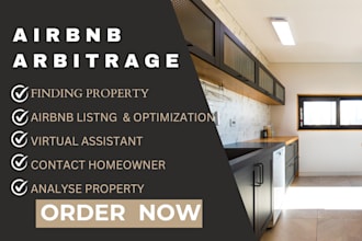 find properties for your airbnb arbitrage business, optimize and list