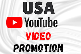 do usa video promotion and youtube channel promotion