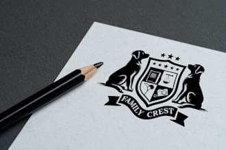 design royal family crest logo for your business