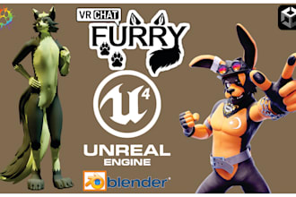 create a custom vrchat avatar, 3d vtuber model, furry, nsfw avatar