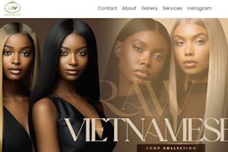 hair extension shopify store wix hair extension website hair dropshipping store