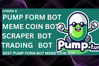 build pump form 50m crypto investors volume holders ethereum telegram promotion