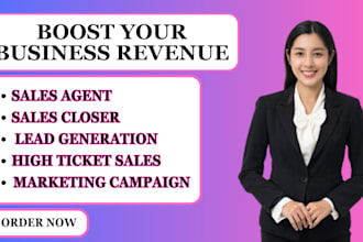 be your sales representative, lead generation, cold calling