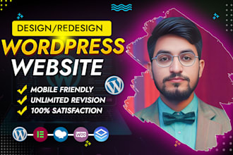 develop wordpress website design with responsive web design