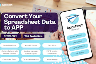 create custom mobile apps with appsheet expertly