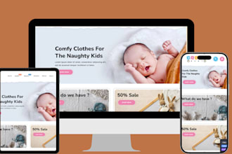 design baby kids clothing website baby clothing shopify store baby store website