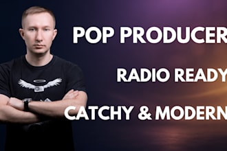 produce a modern dance pop, funk pop or nu disco track