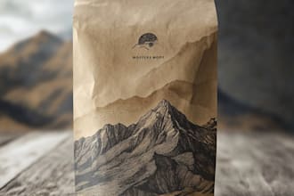do  food packaging, label, and pouch design