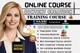 write ebook online course content training course creation course curriculum