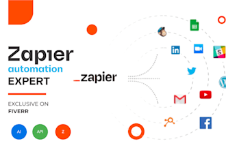 be your zapier expert, automation, webhook, API integration, ai bot, workflows