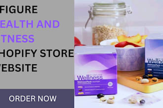 design health ,fitness supplements shopify store website