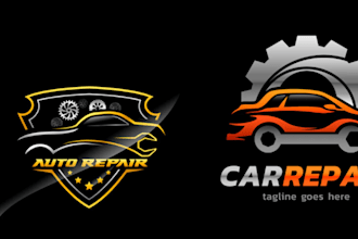 design auto dealership, car logo, car detailing, auto repair and automotive