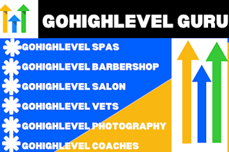 do gohighlevel spas barber shops wellness center vets salon photography coaches