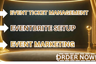 do event ticket management, event promotion and linkedin event