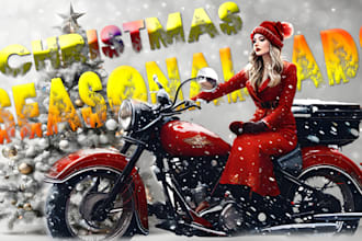 do social media design for christmas season