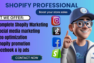 do shopify store promotion, shopify marketing, fb ads to boost shopify sales