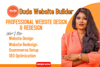 design and redesign your website using duda website builder