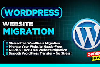 migrate and backup your wordpress website in 4 hours