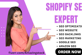 setup onpage seo optimization for shopify wordpress wix magento store webflow