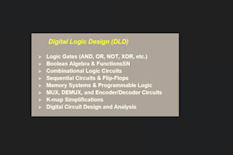 help you in your dld, digital logic design