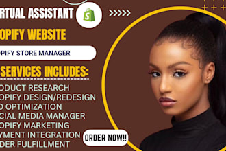 do wordpress wix VA, shopify virtual assistant or landing page website designer