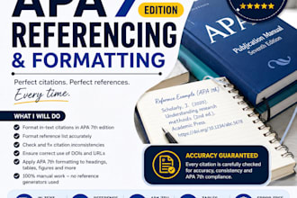 format your citations and references in apa 7th edition