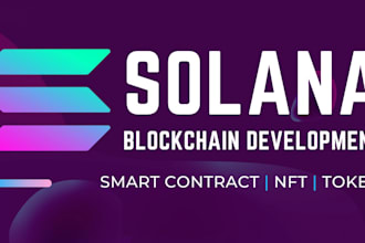 create custom smart contracts for solana and ethereum tokens