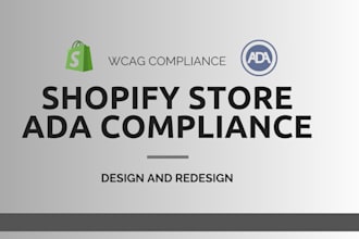 setup ada compliance shopify store for accessibility and web testing