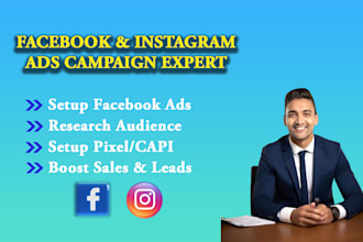 setup facebook instagram meta ads campaign for leads and sales