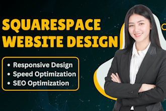 build, design, redesign, develop, update, clone or customize squarespace website