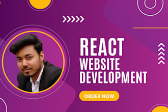 create and redesign a react js website