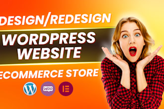 design, redesign, clone, revamp wordpress website, wordpress ecommerce store