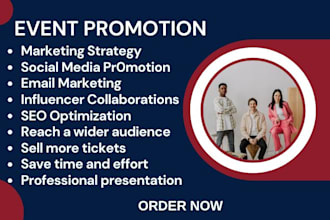 event marketing, conference, ticket booking, webinar, promote eventbrite