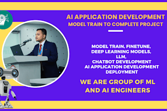 do machine learning, deep learning, llm projects for you