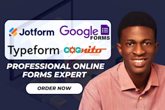 create jotform, typeform, google form, cognito form, surveys, formstack, wpforms