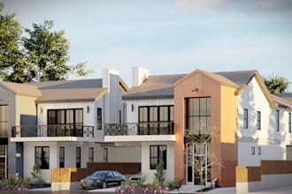 do any architecture floor plan 3d exterior and interior via sketchup and revit