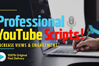 craft professional youtube scripts that captivate your audience