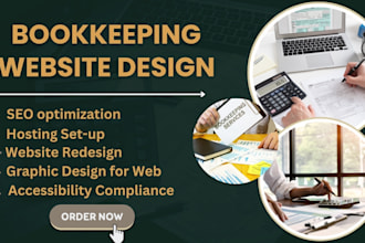 build bookkeeping, credit repair website, tax preparation website, insurance