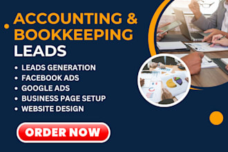 generate highly converting accounting, bookkeeping tax leads income tax website