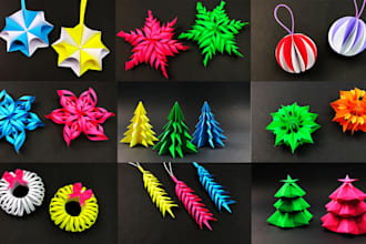 do make christmas paper crafts for your social media